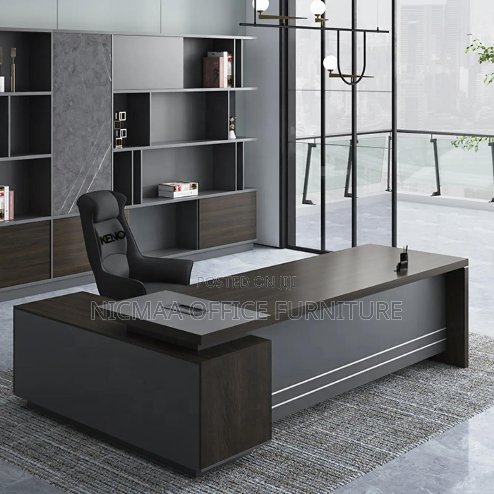 Executive Desk: 1800mm Executive L-Shaped Ceo Office Desk