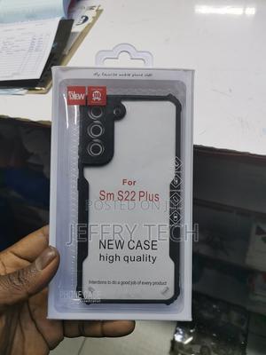 Ipaky Transparent Shockproof Back Case for Samsung S22 Plus - thumbnail 2