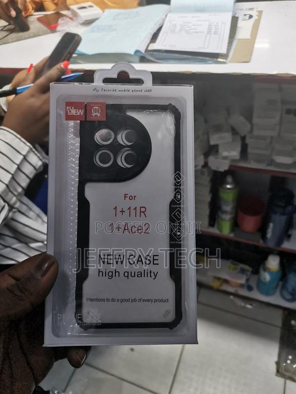 Oneplus 11r Clear Transparent With Bumper Cover Case -Non - main view