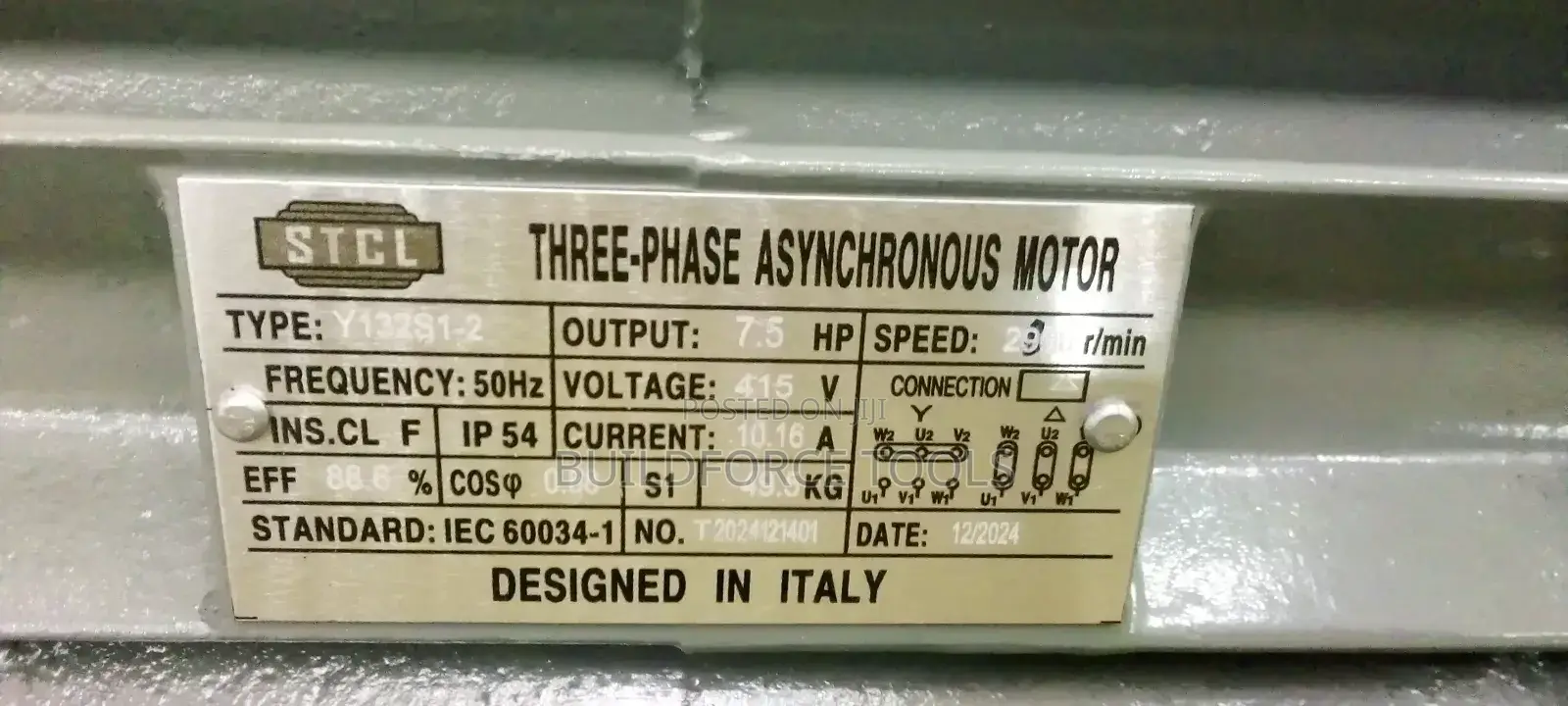 Three Phase Asynchronous 7.5hp Low Speed Motor