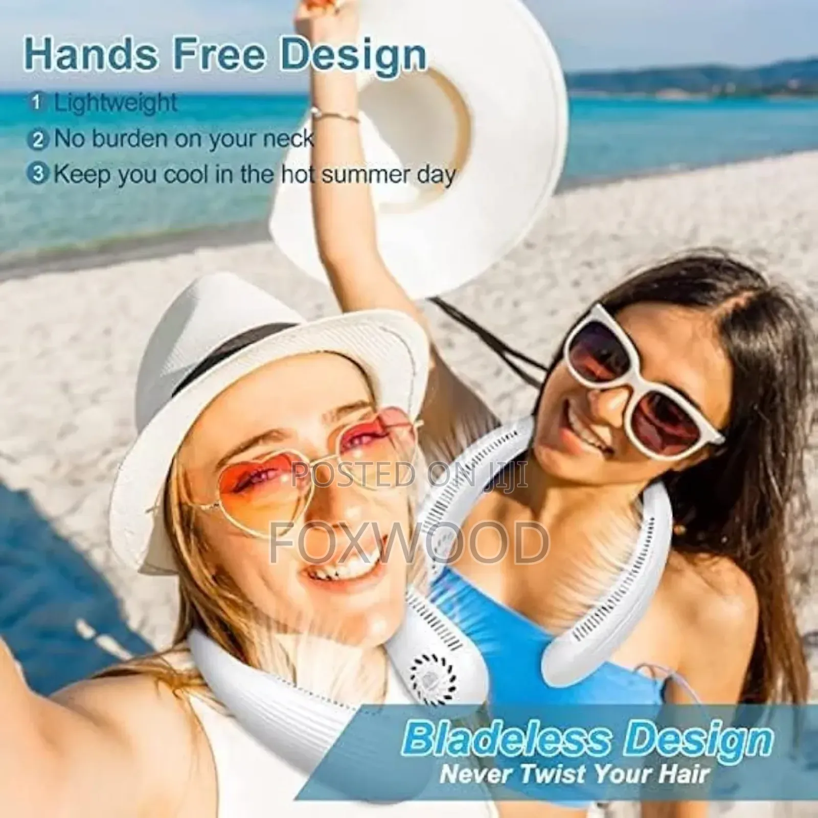 Portable Neck Fan Rechargeable (Usb)