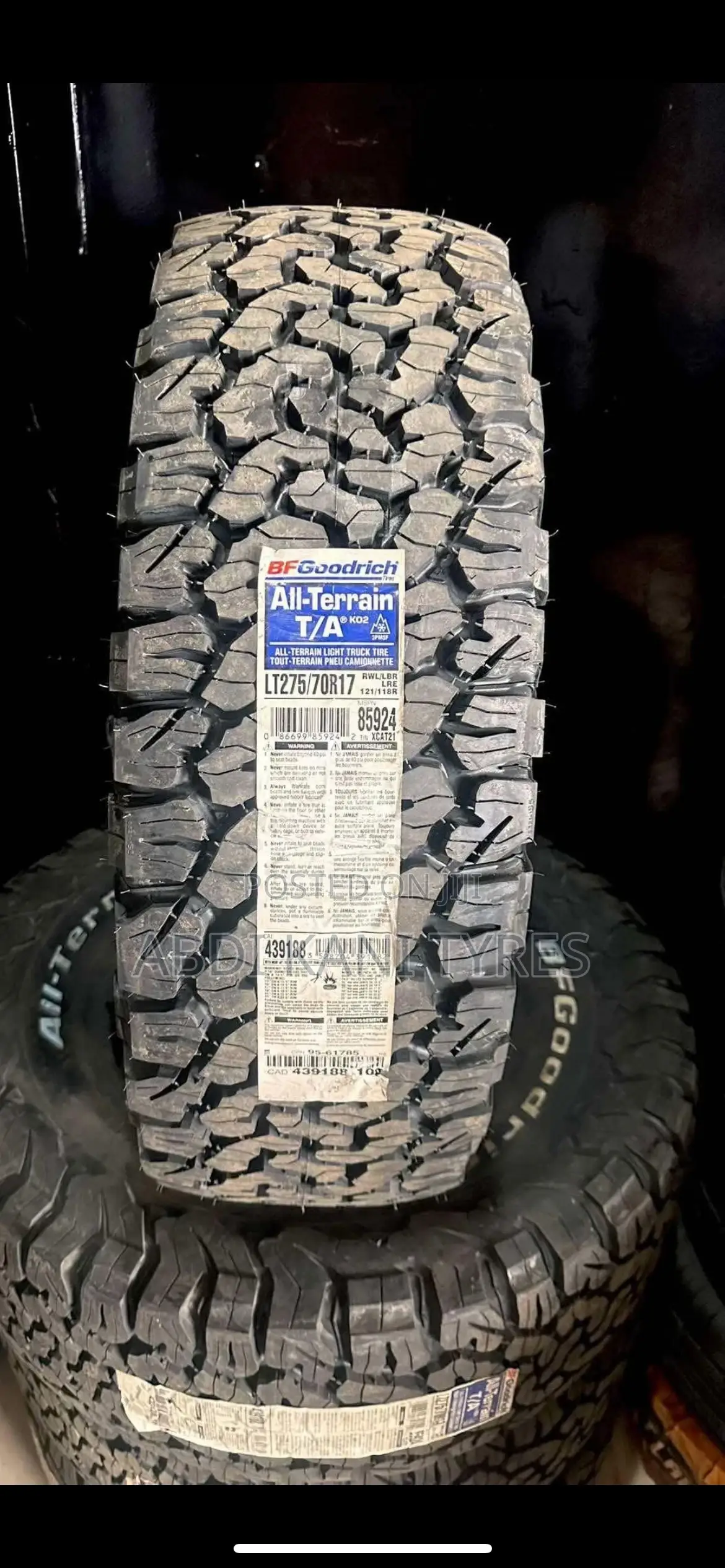 275/70r17 Bfgoodrich
