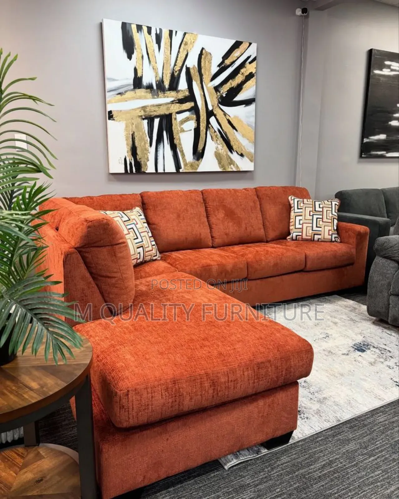 Orange 6 Seater Corner Sofas