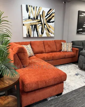 Orange 6 Seater Corner Sofas