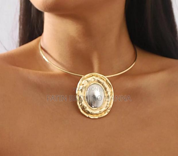 Gold Choker Necklace - main view