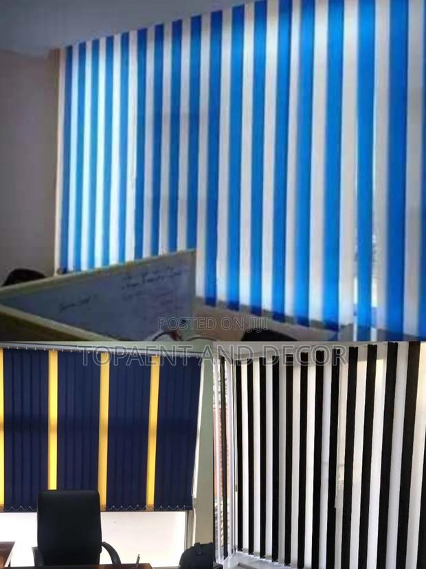 Privacy and Style With Vertical Office Blinds - main view