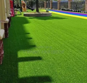 School Compound Weatherproof Synthetic Grass Carpet