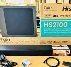 Hisense Hs2100 Sound Bar System/Fm/Usb/240watts/Tv Mode/ Hs*