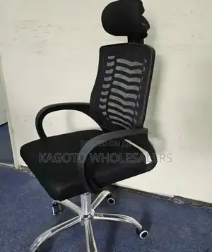 Executive Office Chair Plus Headrest (Black Body) E*02