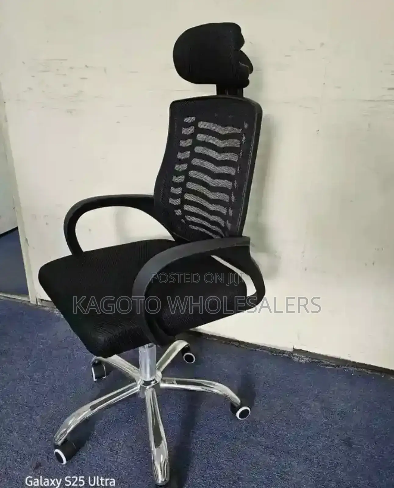Executive Office Chair Headrest (Black Body) E*02