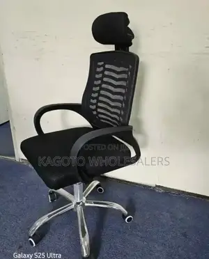 Executive Office Chair Headrest (Black Body) E*02