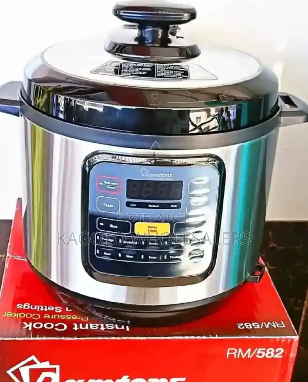 Ramtons Electric Pressure Cooker/ Instant Cook/ Rm75*