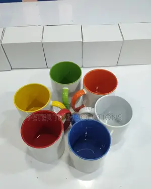 Two-Color Sublimation Mugs in Gift Boxes Available