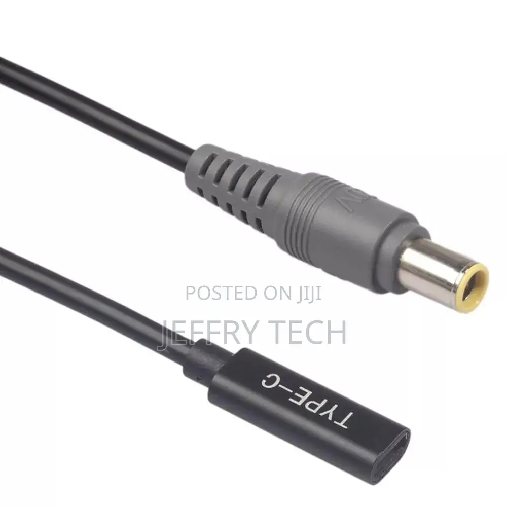 Usb Type C Female to 7.9*5.5mm Pd Charger Cable for Lenovo