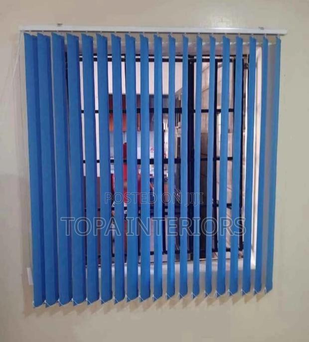 Blue Window Blinds for Office Privacy Office Blinds