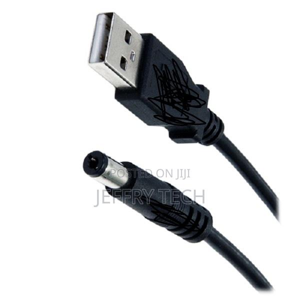 Usb to Power Jack 2.1/5.5mm Cable 1m