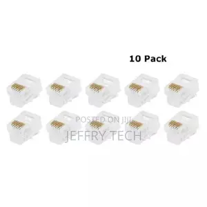 Rj11 6 Pin Crimp Connector (10 Pack)