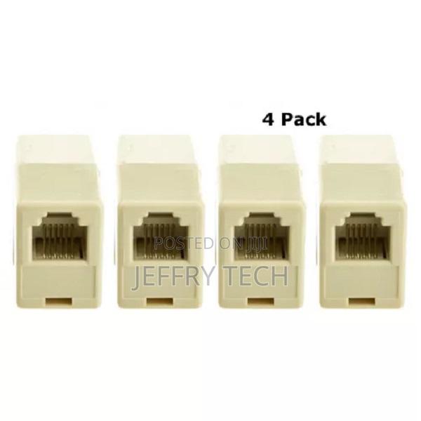 Rj11 6 Pin Inline Connector (4 Pack)