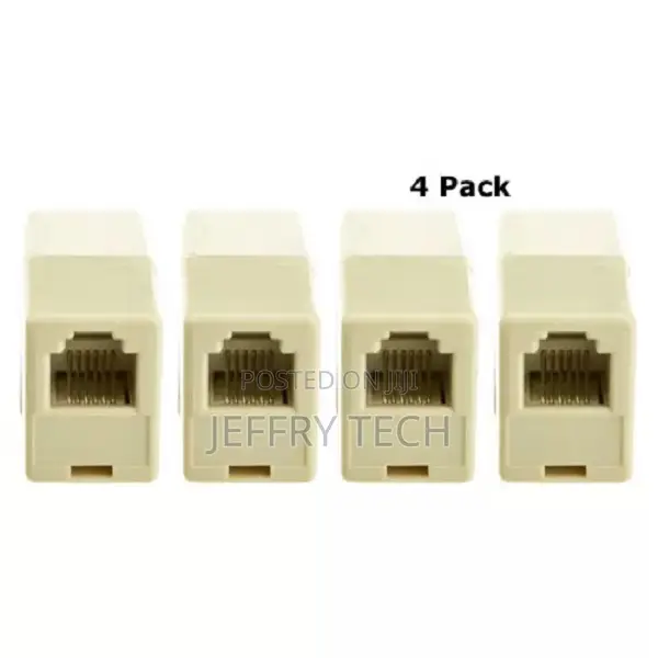 Rj11 6 Pin Inline Connector (4 Pack)