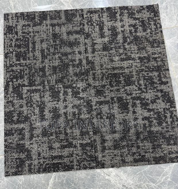 Grey Themed Floor Insulation Tile Carpets for Office Floor
