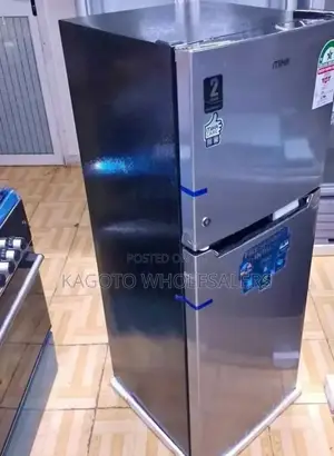 Mika 138litres Double Door Refrigerator Grey M13*Fr