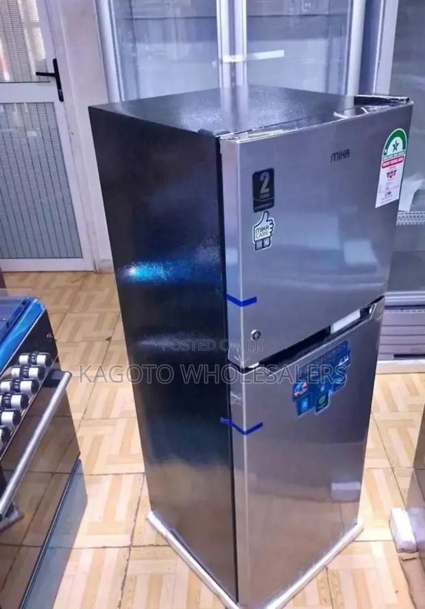 Mika 138litres Two Door Refrigerator Grey M13*Fr