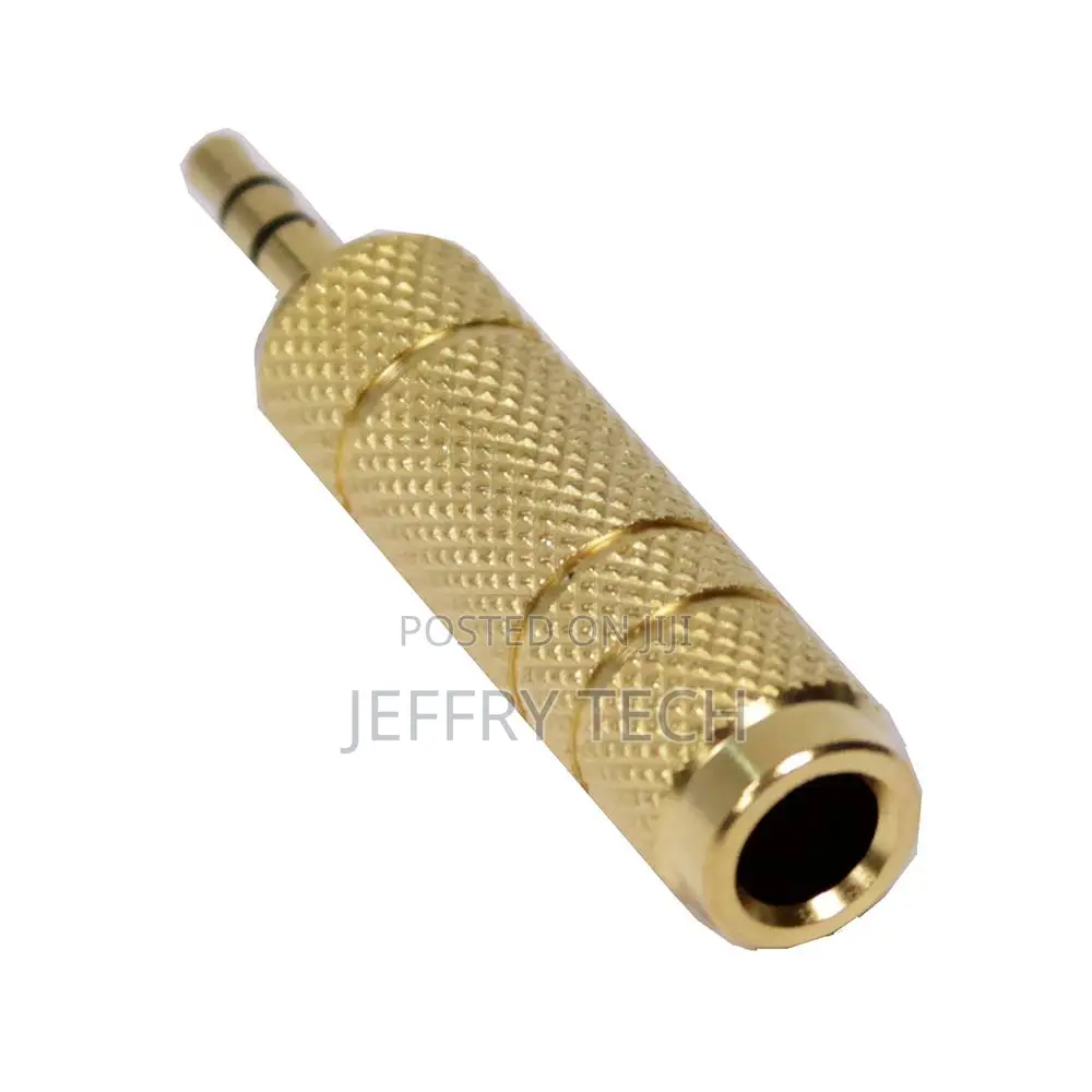 Audio Adapter 6.3mm Stereo TRS Jack-Female-to-Male 3.5mm