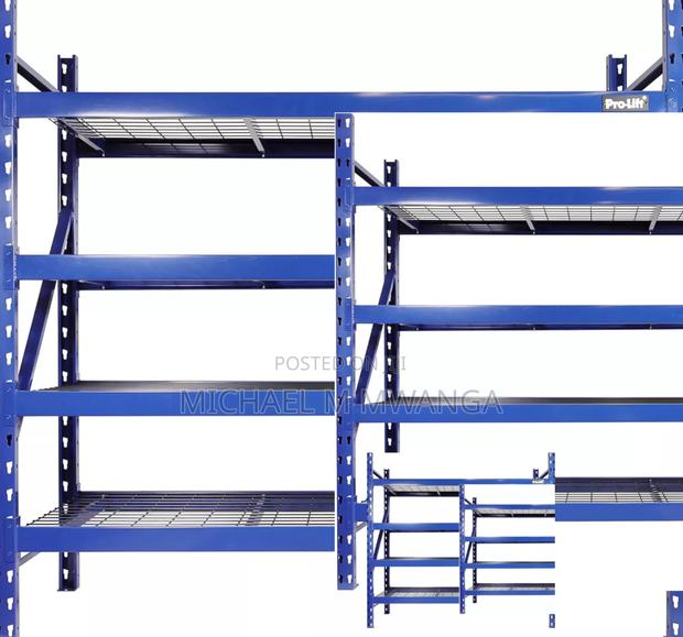 Strong Racking Shelves( 4 Levels, 2x2x0.5m)
