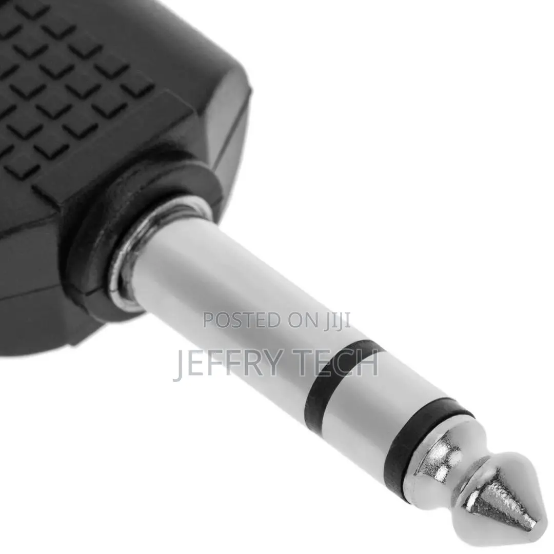 Jack Duplicator 6.3mm TRS Stereo Audio Male to Female 2xrca