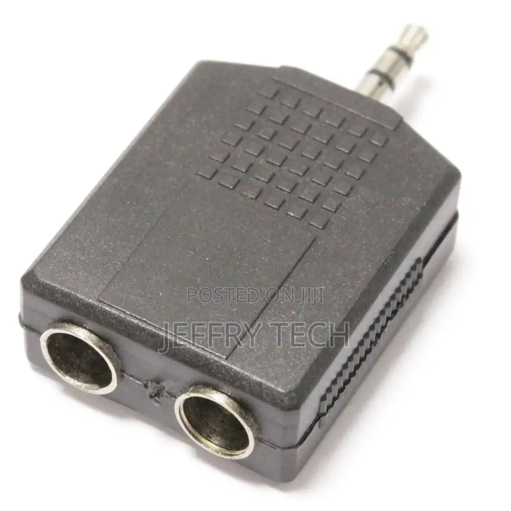 Audio 1 X Stereo Minijack-3.5-Male to 2 X 6.3mm-Jack-Female