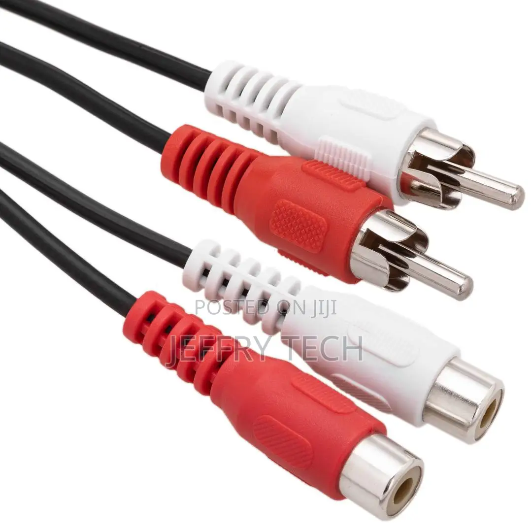 Stereo Audio Cable 1.5m (2xrca-M/H)