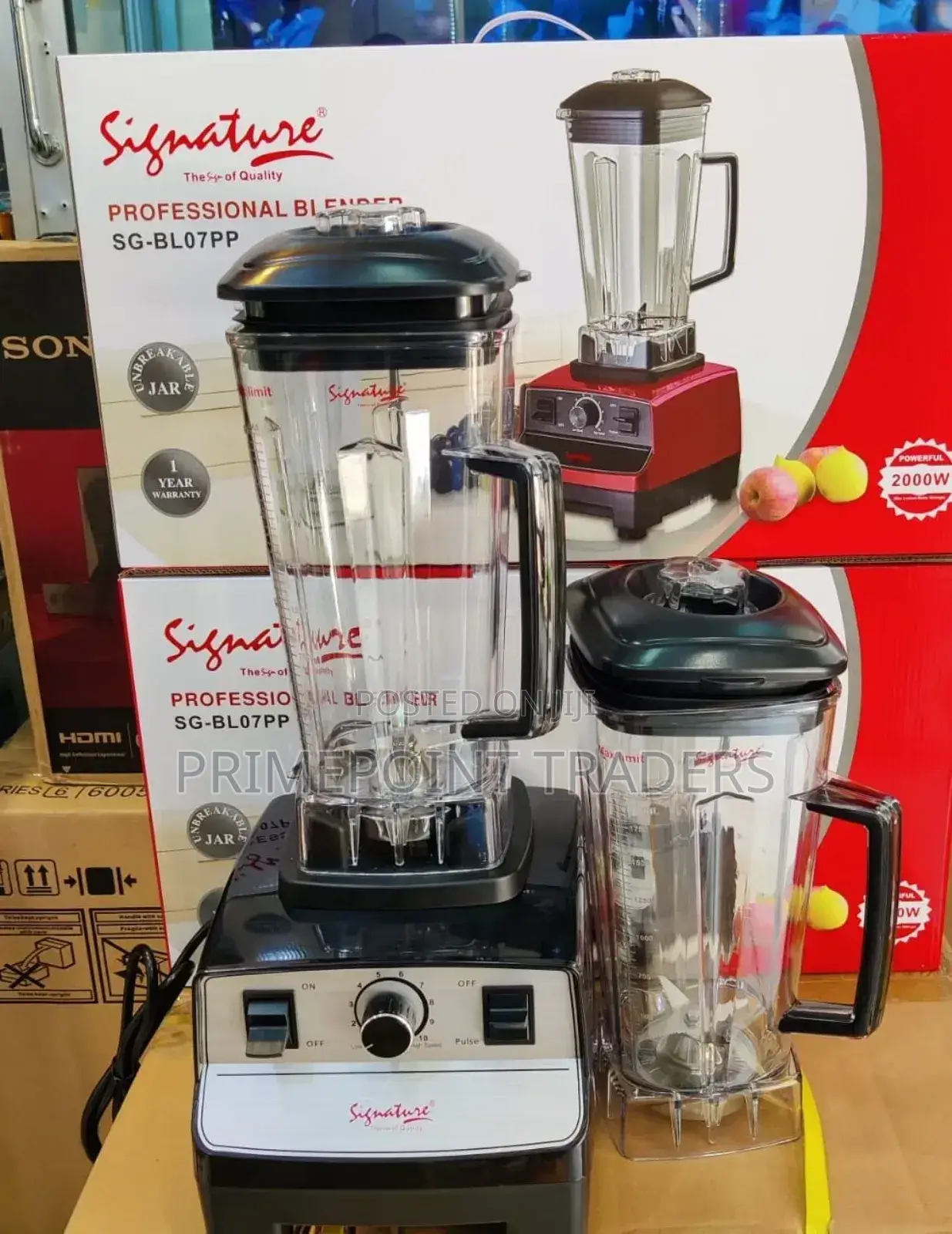 *Signature Commercial Blender Sg-Bl-07pp