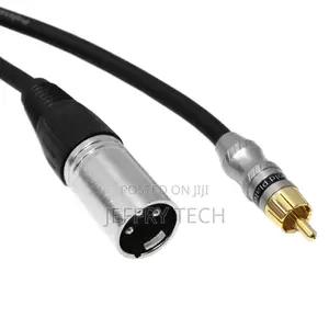 Audio Cable XLR Microphone 3pin Male to Male Rca 1m