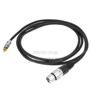 Audio Cable XLR Microphone 3pin Female to Rca Male 2m