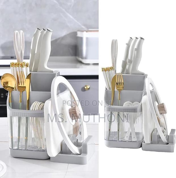 Kitchen Storage Rack Kitchen Countertop Cutting Board - thumbnail 2