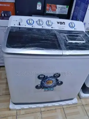 Von 13kgs 2 Tub Semi Automatic Washing Machine Vn*W/13