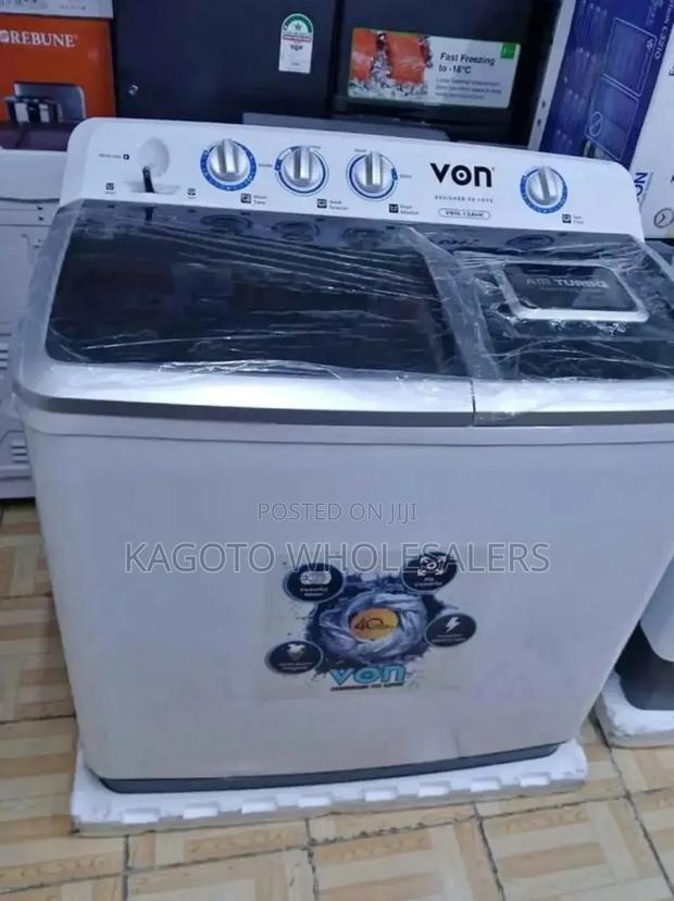 Von 13kgs 2 Tub Semi Automatic Washing Machine Vn*W/13
