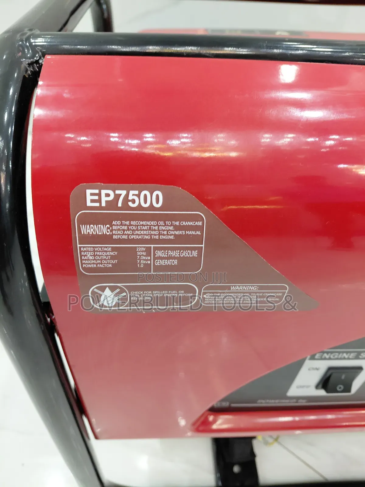 7.5kva Rope Start Petrol Generator