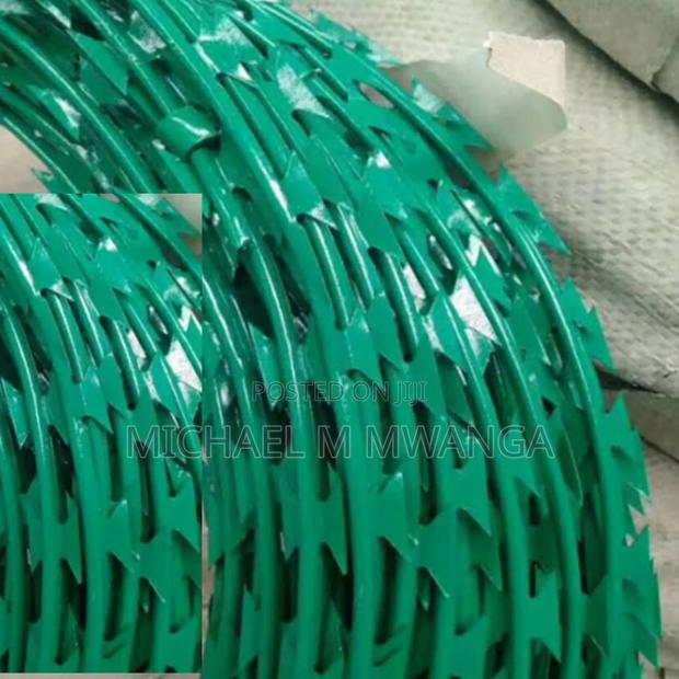 Durable Fencing PVC Razor Wire. - main view
