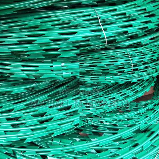 Perimeter Wall PVC Razor Wire