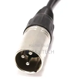 Stereo Audio Cable XLR 3-Pin Male to Rca Male 3 Meters