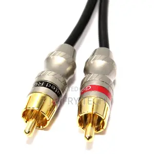Stereo Audio Cable XLR 3-Pin Male to Rca Male 3 Meters