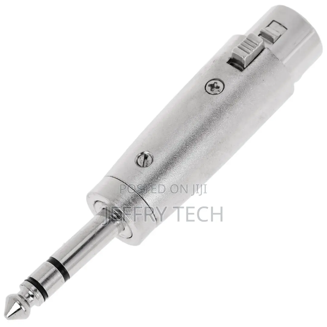 XLR Audio Adapter Jack 6.3mm Male to Male 3-Pin