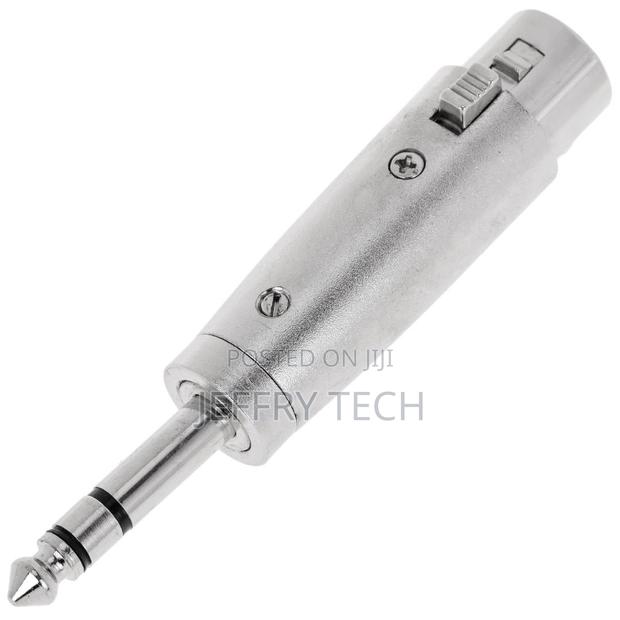 XLR Audio Adapter Jack 6.3mm Male to Male 3-Pin