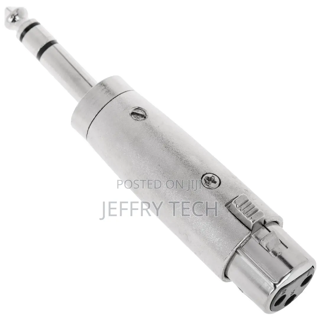 XLR Audio Adapter Jack 6.3mm Male to Male 3-Pin