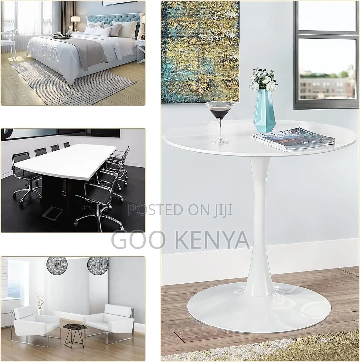 Office Table ; Round Eames Dining Table