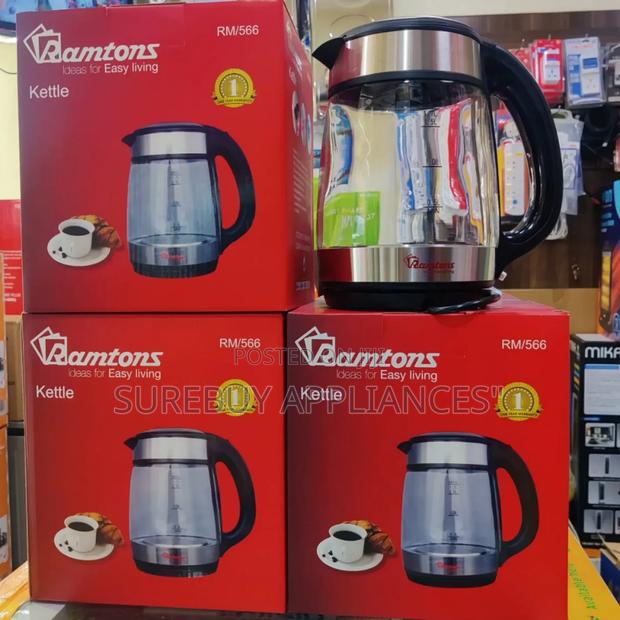 *Ramtons Glass Jug Kettle 1.7litres Rm566 - main view