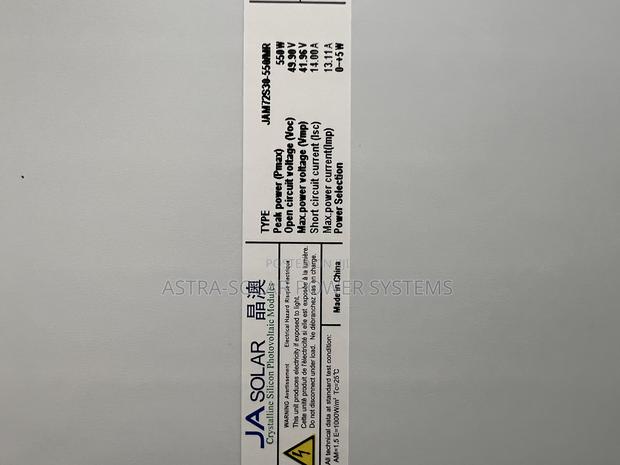 Ja 550w Solar Panel - thumbnail 2