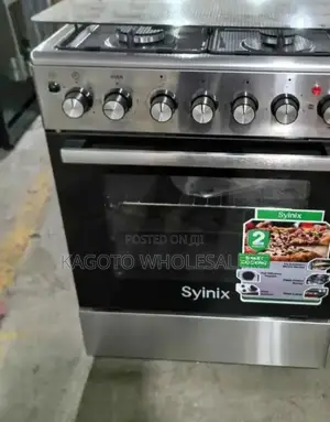 Syinix 60 by 60 3g+ 1e Free Standing Gas Cooker M60/*Silver*