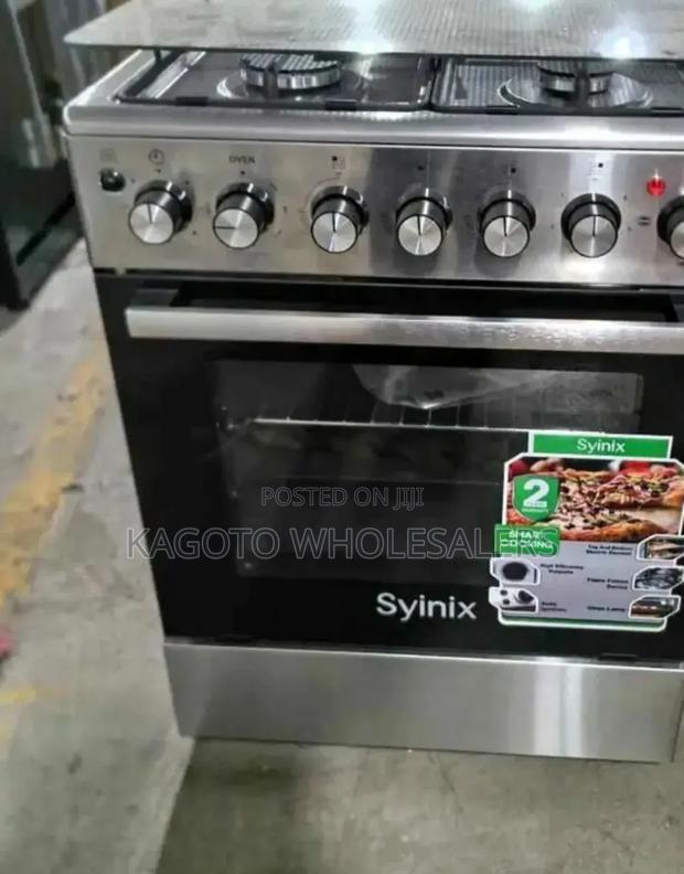 Syinix 60 by 60 3g+ 1e Free Standing Gas Cooker M60/*Silver*